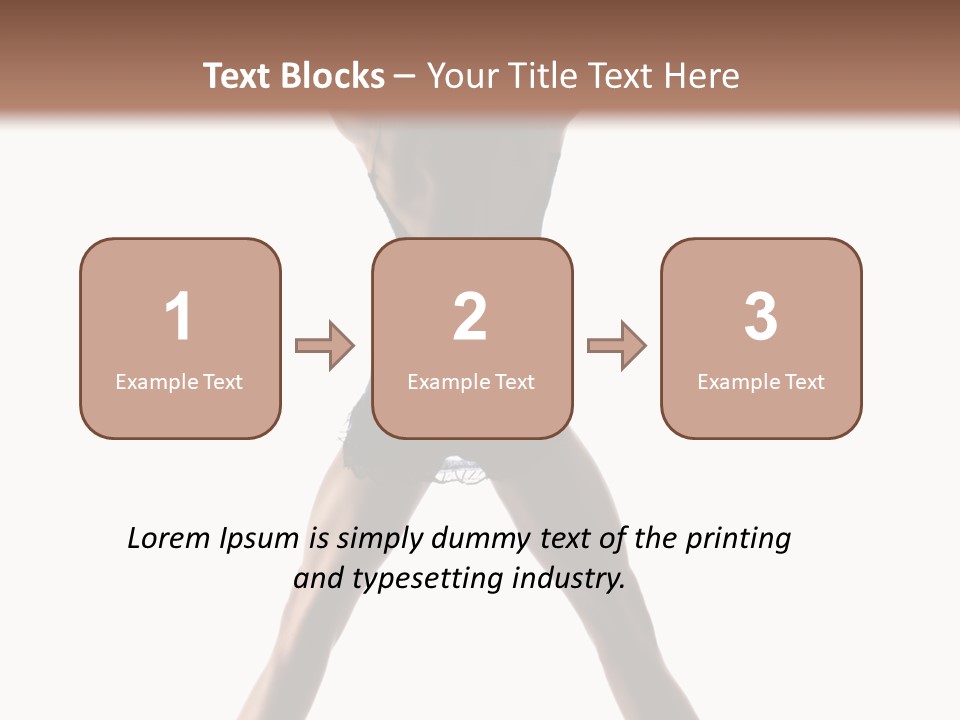 Girl Ballet Dancer PowerPoint Template