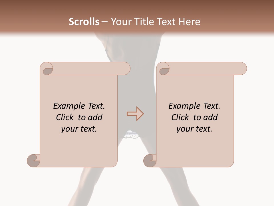 Girl Ballet Dancer PowerPoint Template