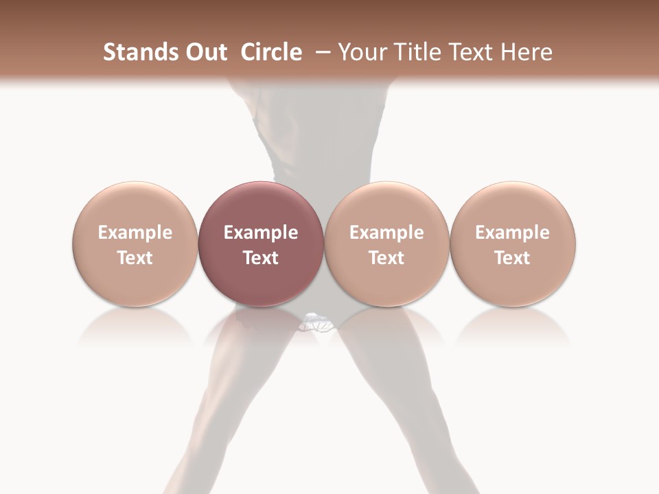 Girl Ballet Dancer PowerPoint Template