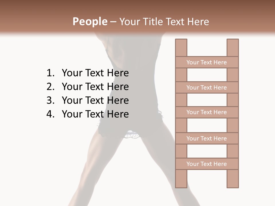 Girl Ballet Dancer PowerPoint Template