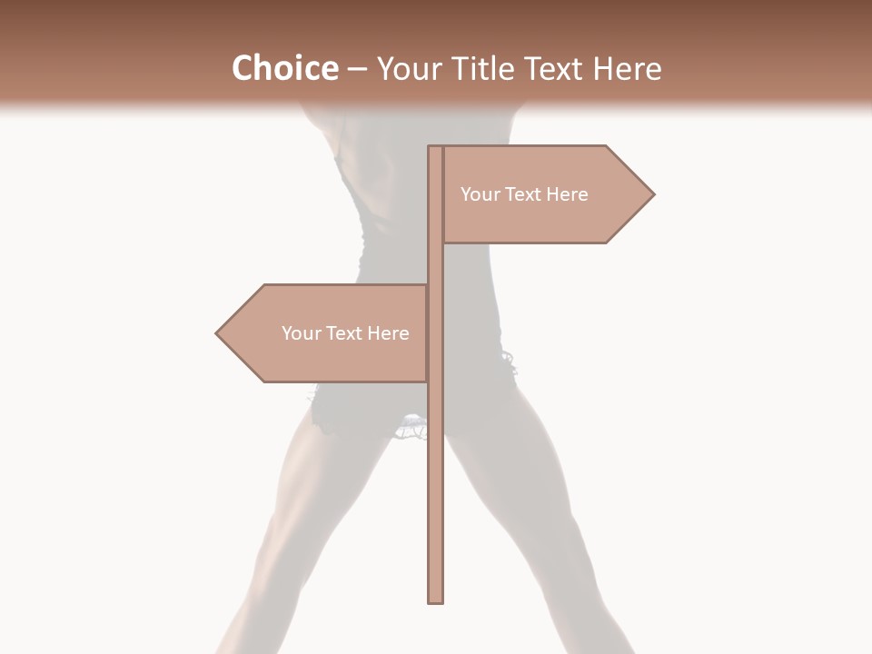 Girl Ballet Dancer PowerPoint Template