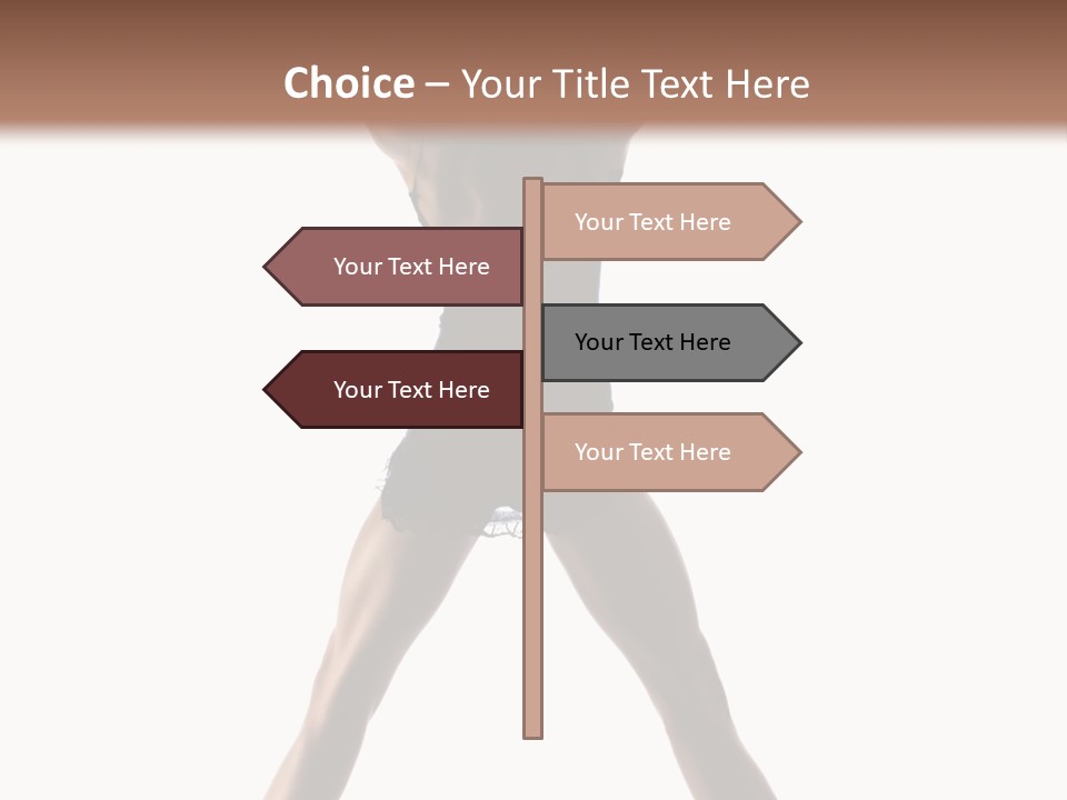 Girl Ballet Dancer PowerPoint Template