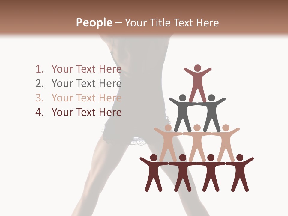 Girl Ballet Dancer PowerPoint Template