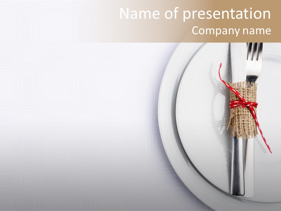 Banquet Year Seasonal PowerPoint Template