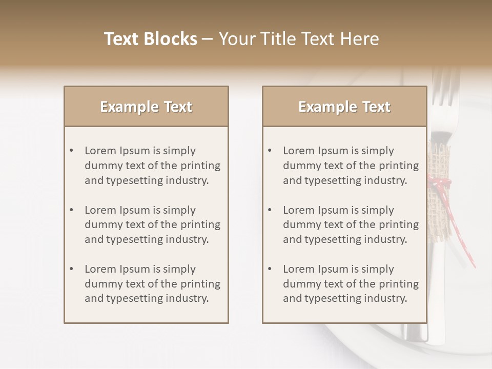 Banquet Year Seasonal PowerPoint Template