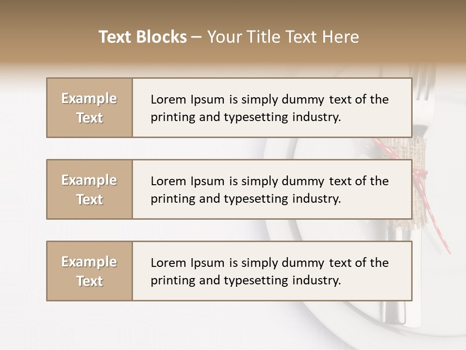Banquet Year Seasonal PowerPoint Template