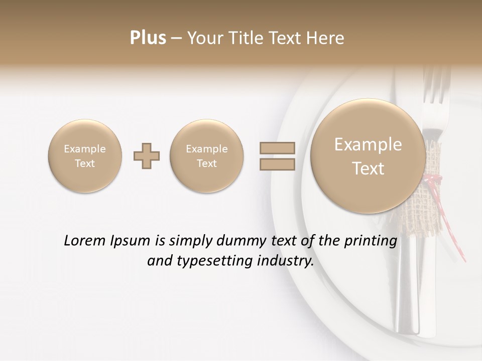 Banquet Year Seasonal PowerPoint Template