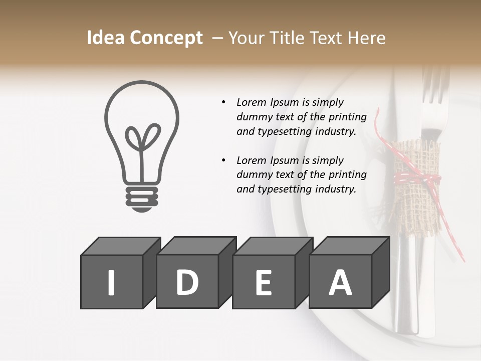 Banquet Year Seasonal PowerPoint Template