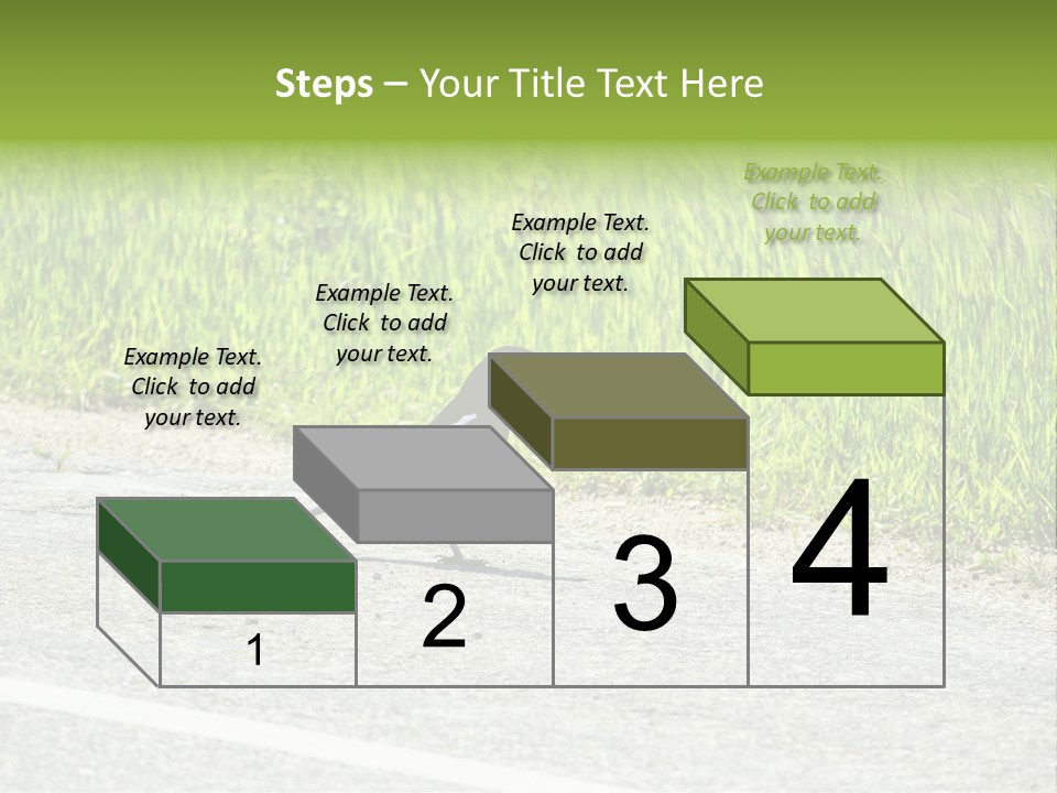 Magpie Highway Grass PowerPoint Template