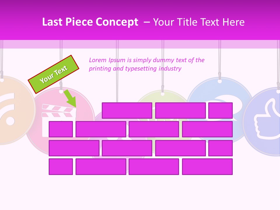 Symbol Internet Page PowerPoint Template