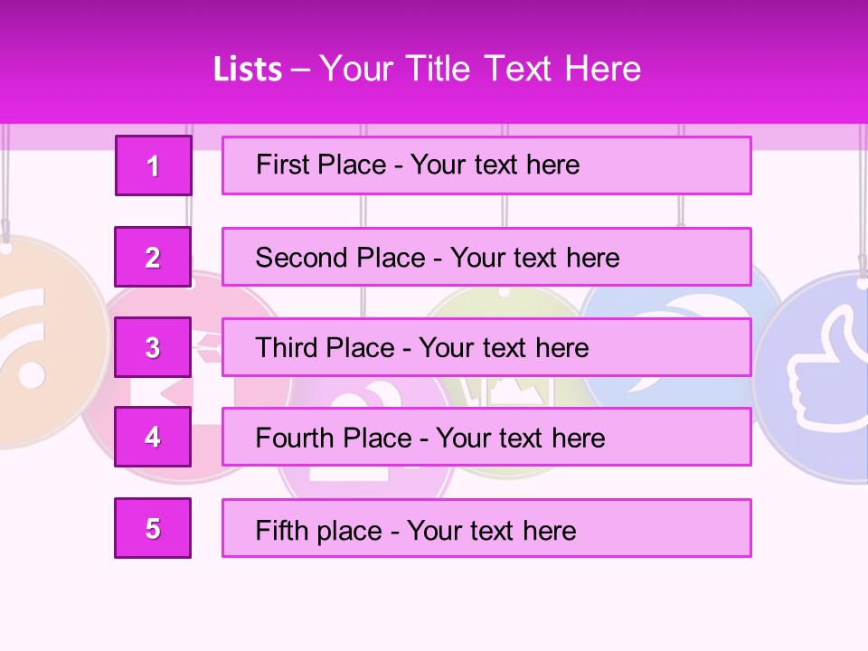 Symbol Internet Page PowerPoint Template