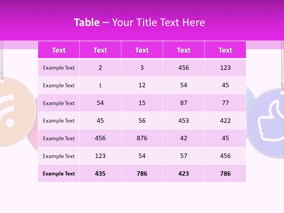 Symbol Internet Page PowerPoint Template