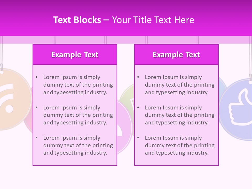 Symbol Internet Page PowerPoint Template