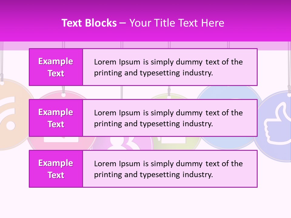 Symbol Internet Page PowerPoint Template