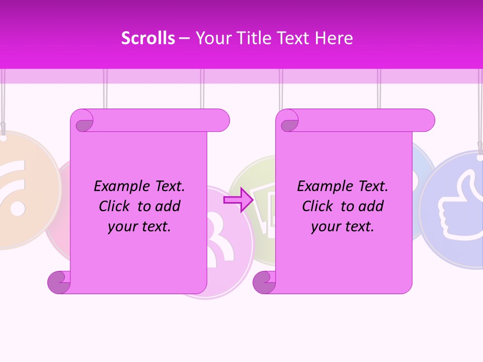 Symbol Internet Page PowerPoint Template