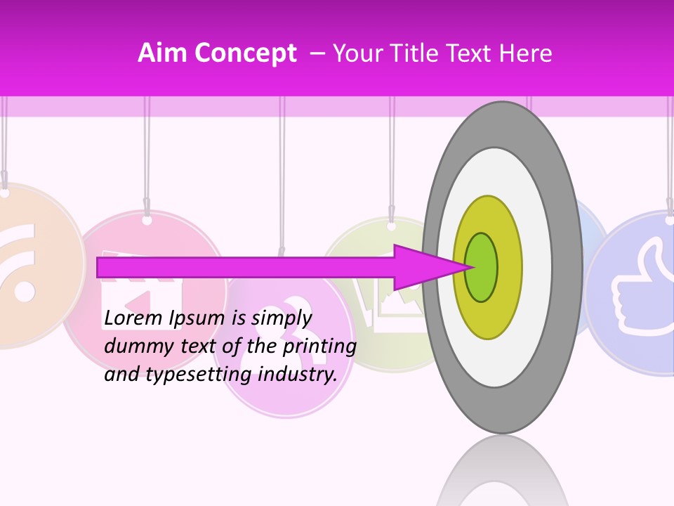 Symbol Internet Page PowerPoint Template