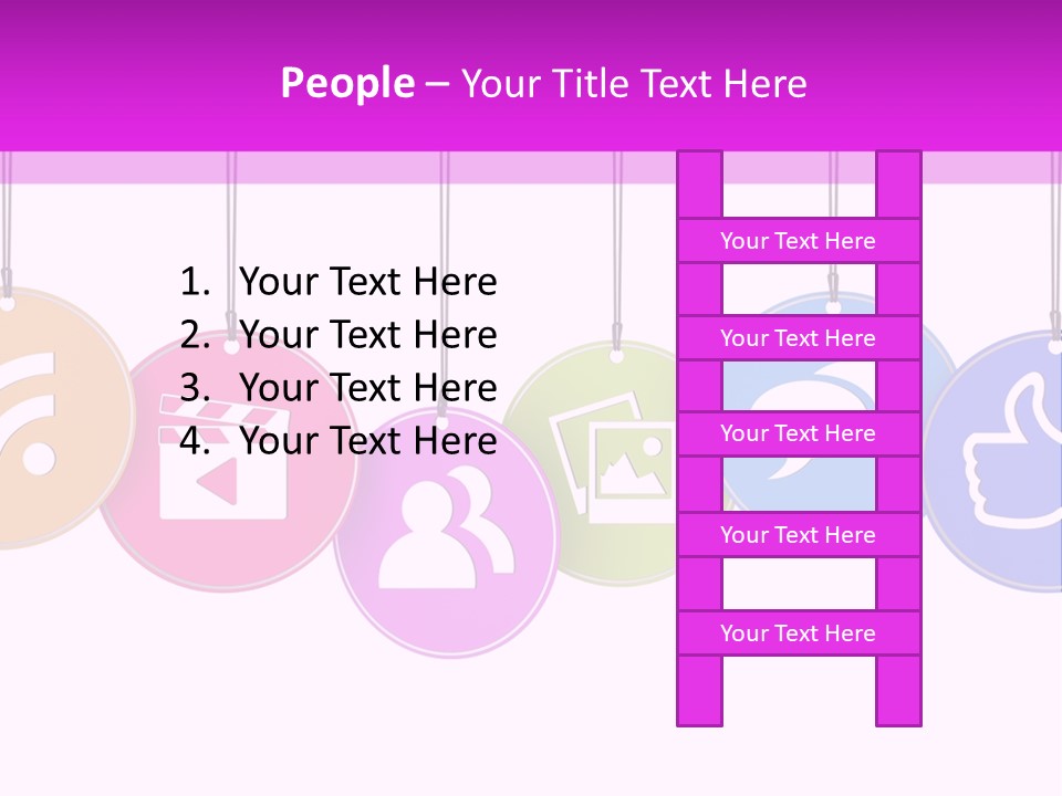 Symbol Internet Page PowerPoint Template