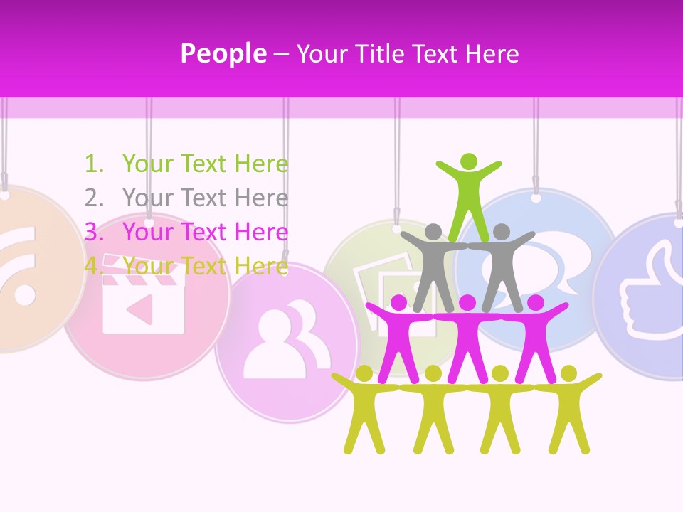 Symbol Internet Page PowerPoint Template