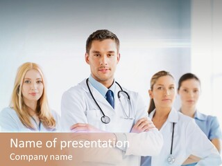 Staff Young Group PowerPoint Template