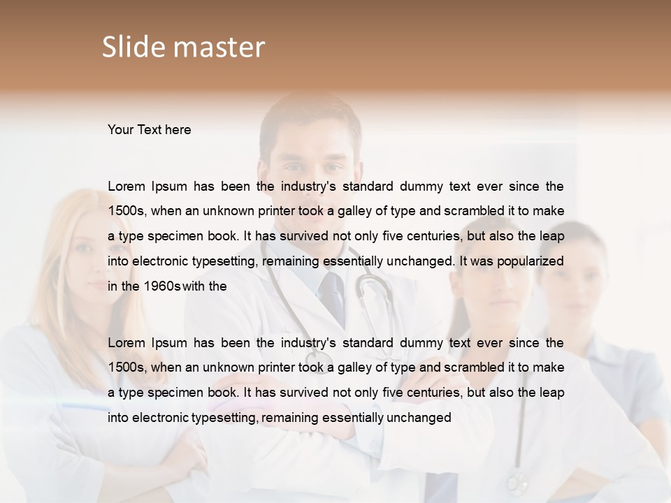 Staff Young Group PowerPoint Template