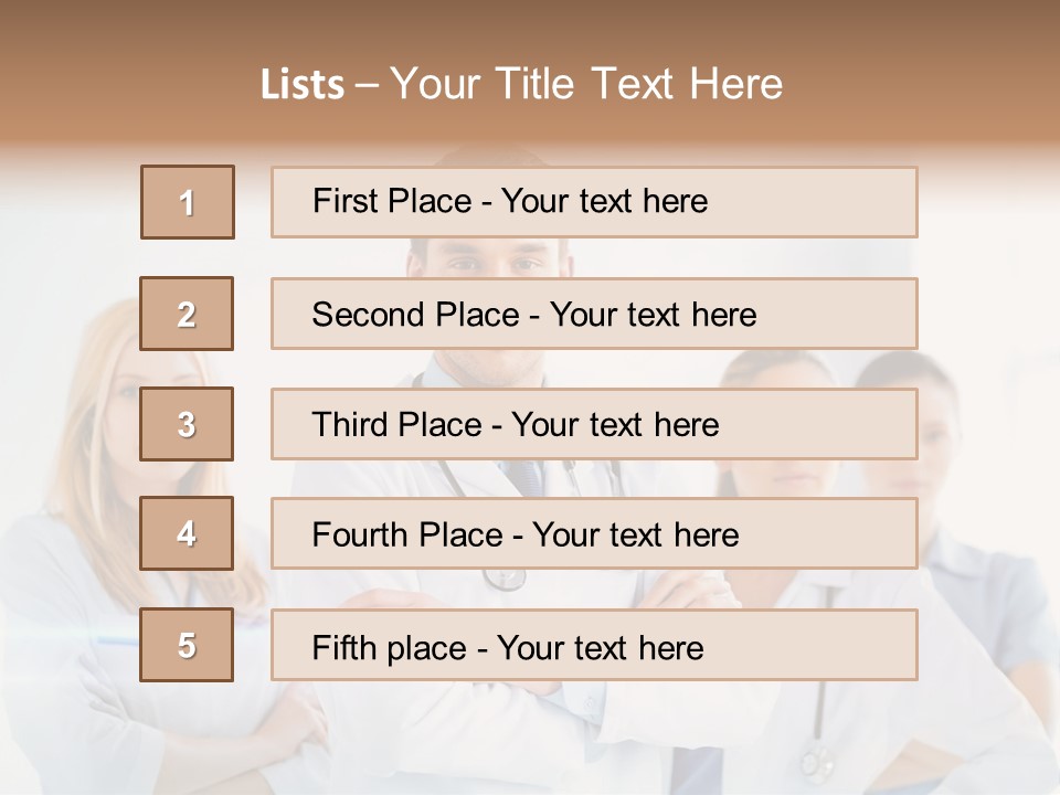 Staff Young Group PowerPoint Template