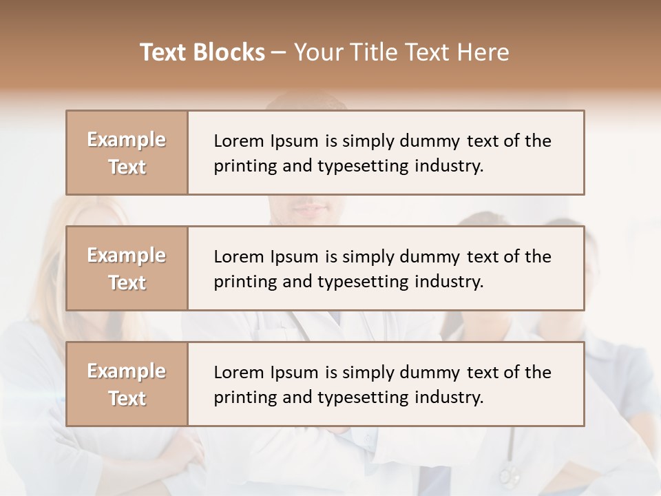 Staff Young Group PowerPoint Template