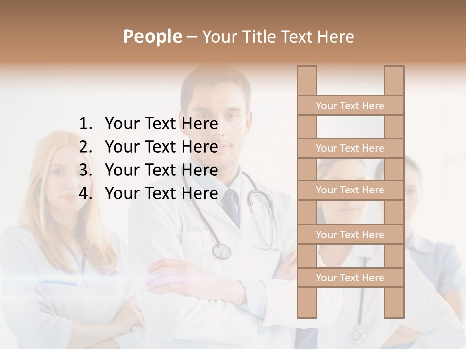 Staff Young Group PowerPoint Template