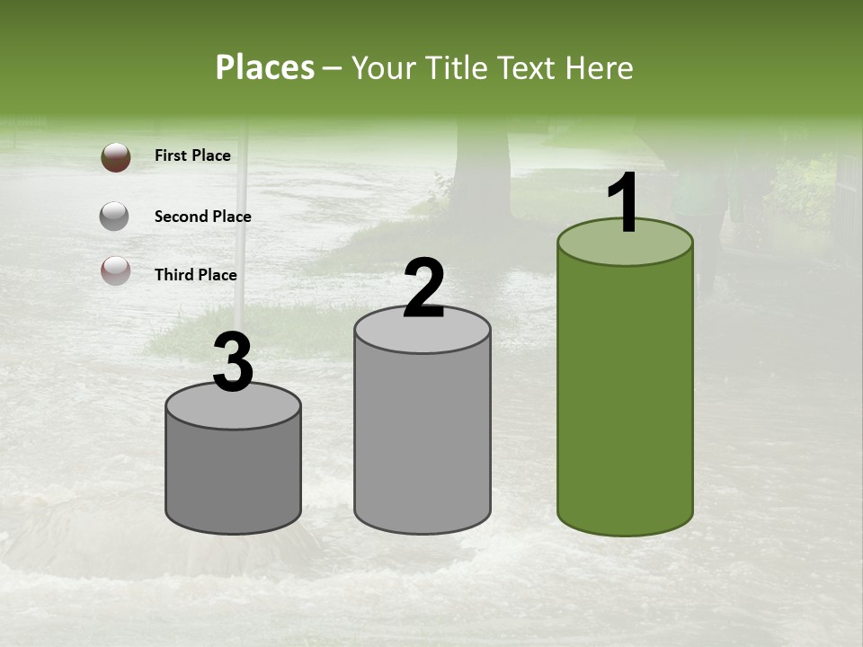 Storm Sewer Storm City PowerPoint Template