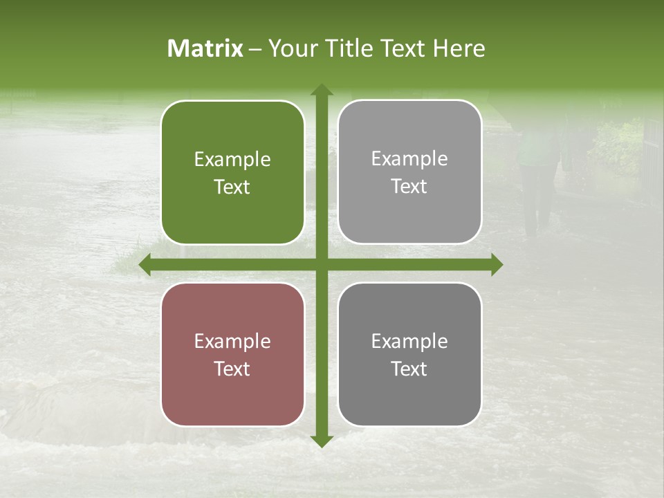 Storm Sewer Storm City PowerPoint Template