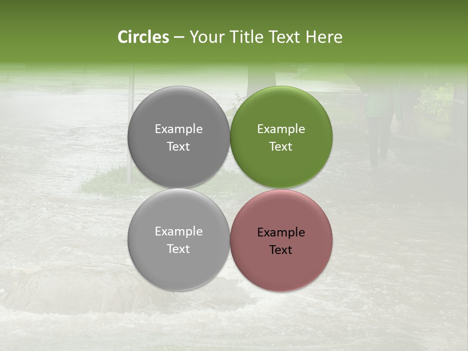 Storm Sewer Storm City PowerPoint Template