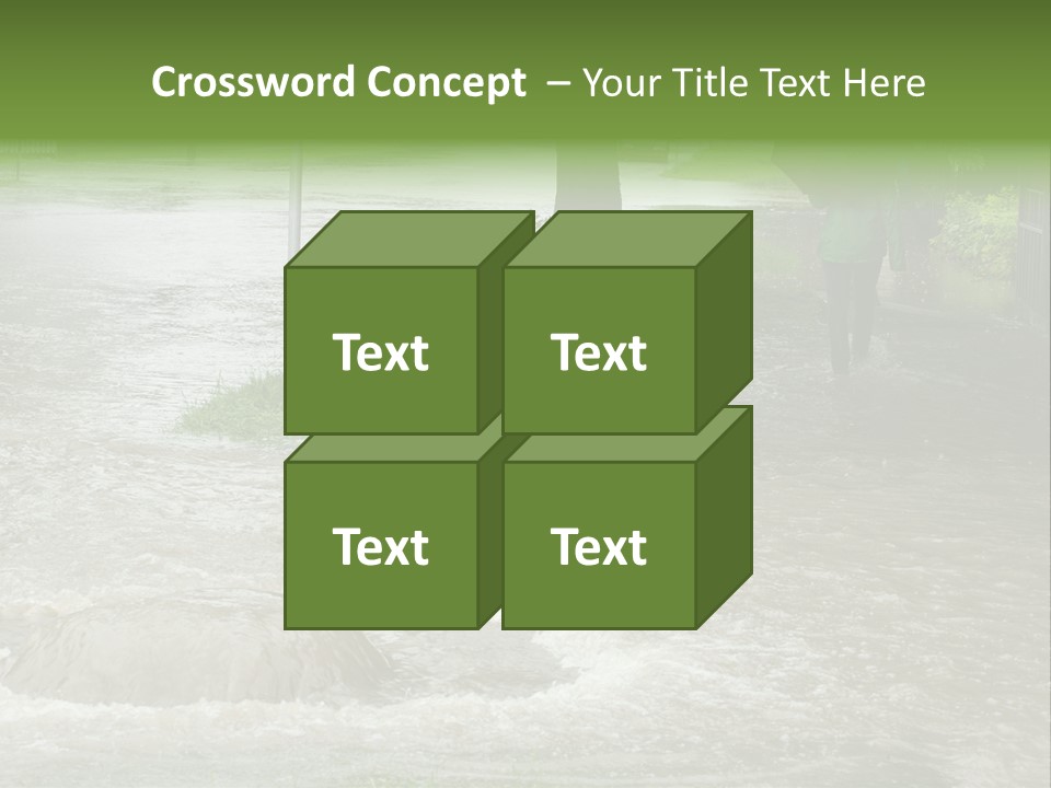 Storm Sewer Storm City PowerPoint Template