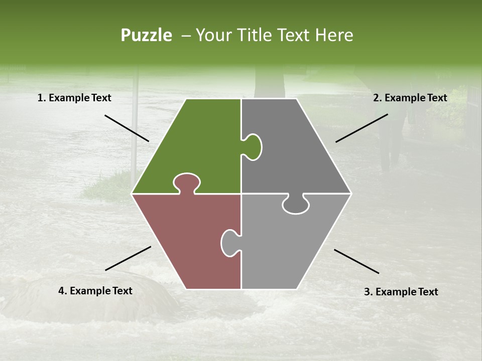Storm Sewer Storm City PowerPoint Template