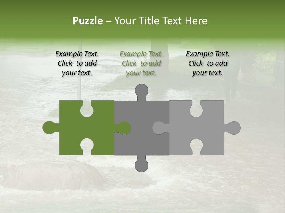 Storm Sewer Storm City PowerPoint Template