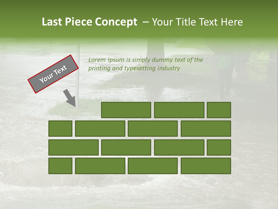 Storm Sewer Storm City PowerPoint Template