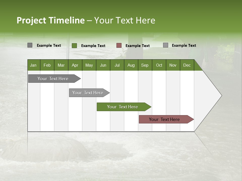 Storm Sewer Storm City PowerPoint Template