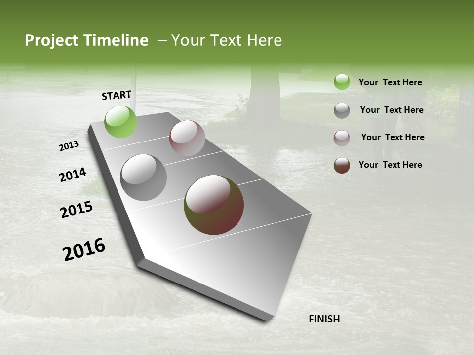 Storm Sewer Storm City PowerPoint Template