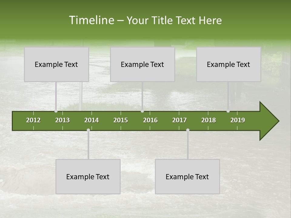 Storm Sewer Storm City PowerPoint Template