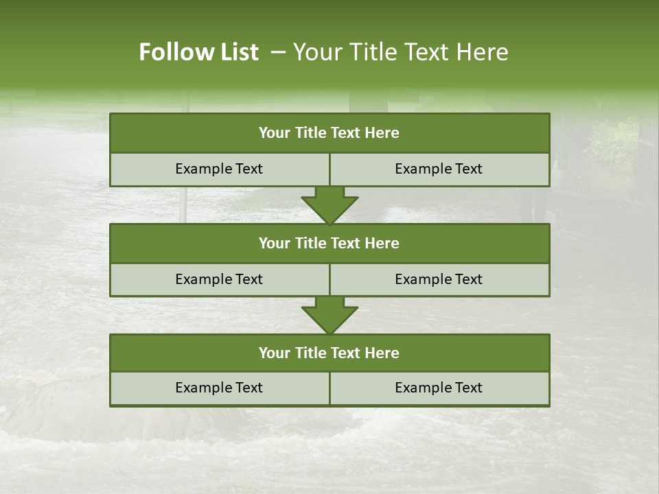 Storm Sewer Storm City PowerPoint Template