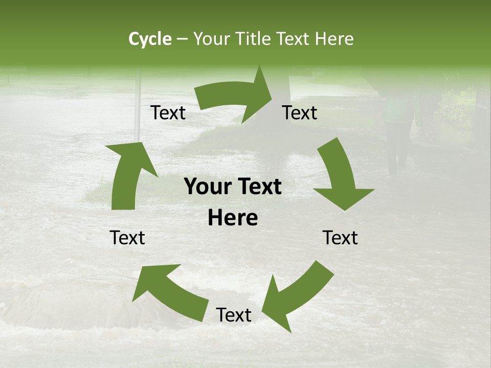 Storm Sewer Storm City PowerPoint Template