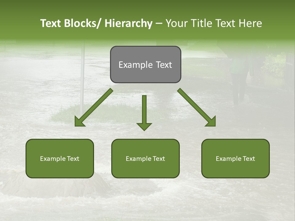 Storm Sewer Storm City PowerPoint Template