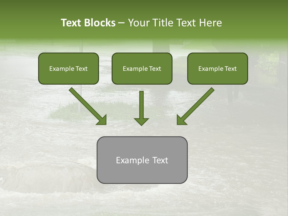 Storm Sewer Storm City PowerPoint Template