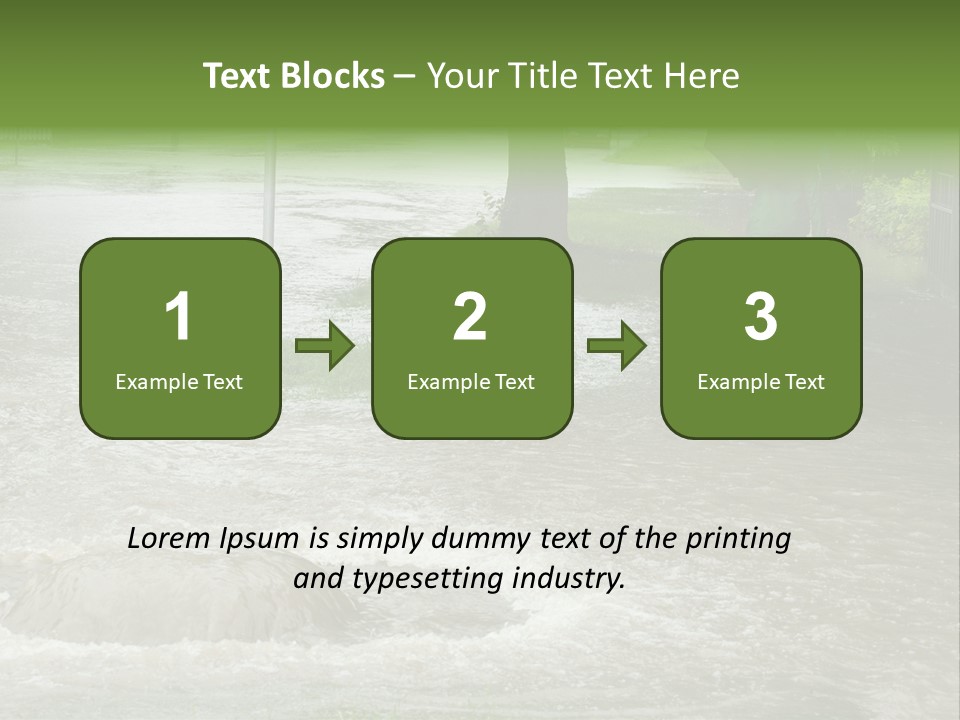 Storm Sewer Storm City PowerPoint Template
