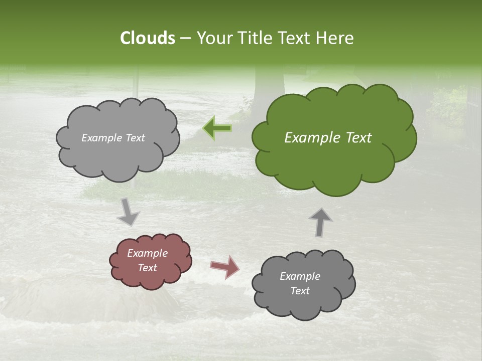 Storm Sewer Storm City PowerPoint Template