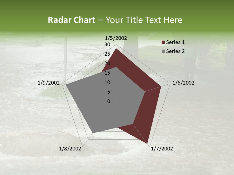 Storm Sewer Storm City PowerPoint Template