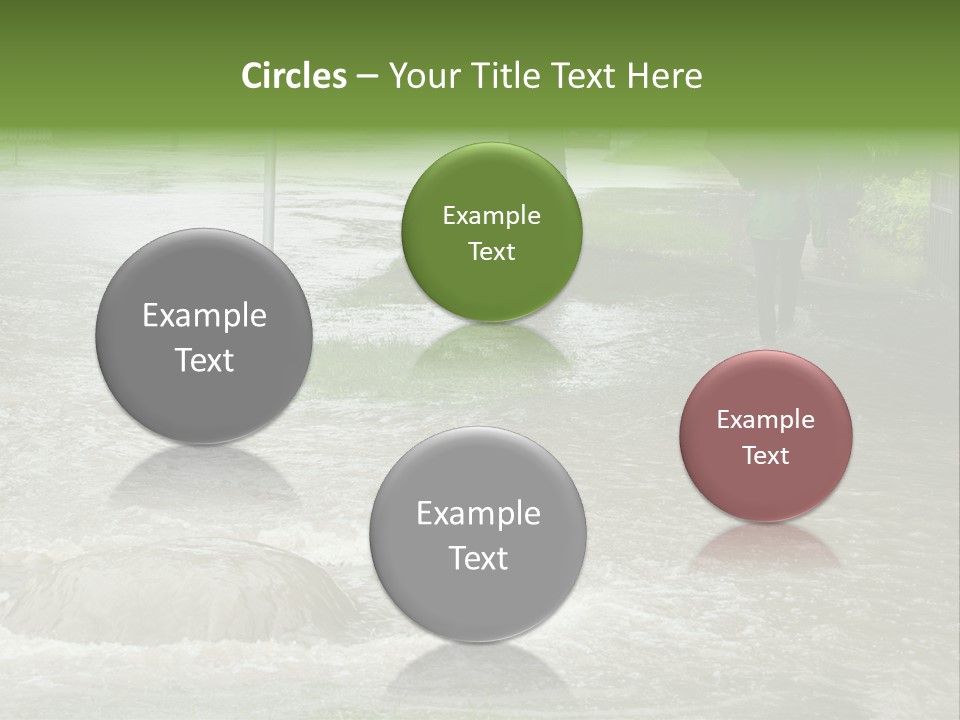 Storm Sewer Storm City PowerPoint Template