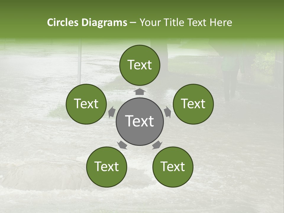 Storm Sewer Storm City PowerPoint Template