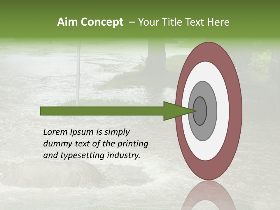 Storm Sewer Storm City PowerPoint Template