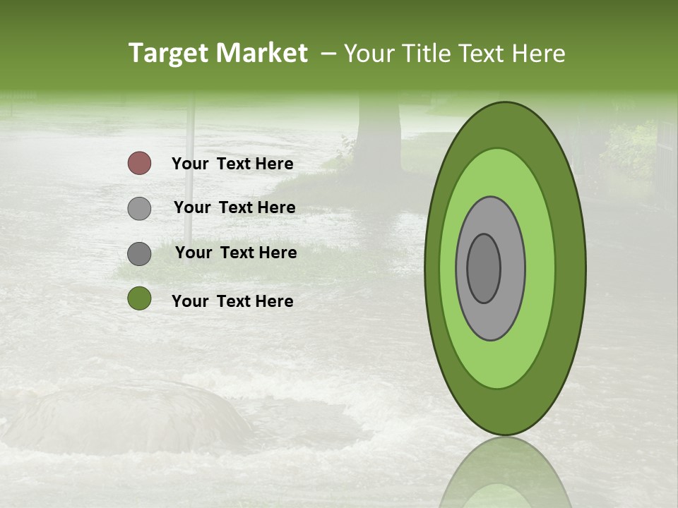 Storm Sewer Storm City PowerPoint Template