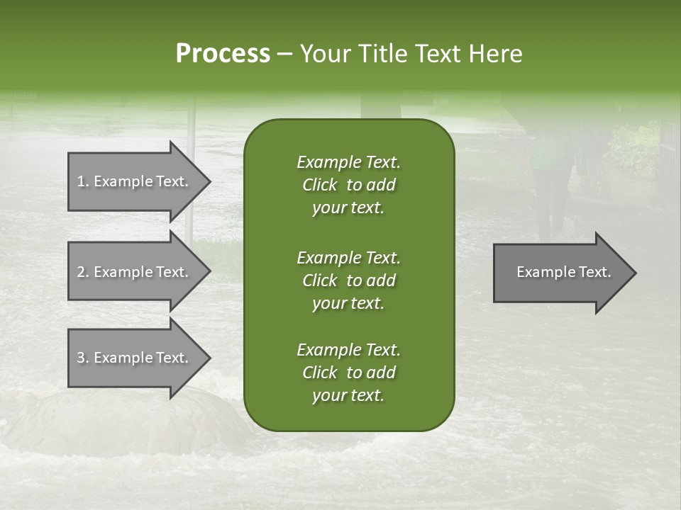 Storm Sewer Storm City PowerPoint Template