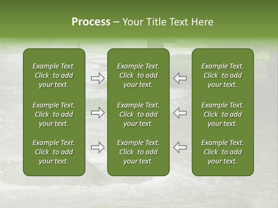 Storm Sewer Storm City PowerPoint Template